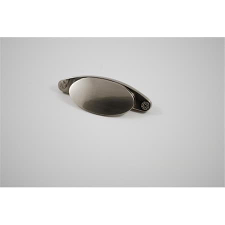 Patioplus Cup Style Cabinet Pull, Satin Nickel PA472381